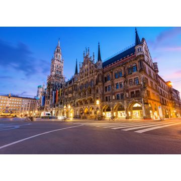 Lais Puzzle - Nachtpanorama des Marienplatzes und des Münchner Rathauses in München - 1.000 Teile