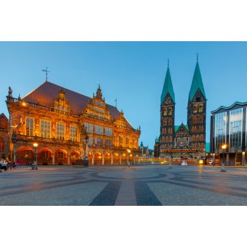 Lais Puzzle - Bremen. Der zentrale Marktplatz. Das Rathaus - 2.000 Teile