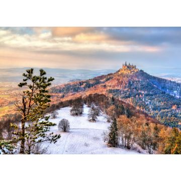 Lais Puzzle - Winteransicht der Burg Hohenzollern, Deutschland - 1.000 Teile