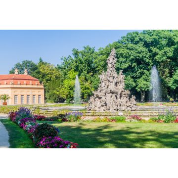 Lais Puzzle - Springbrunnen im Schlossgarten in Erlangen, Deutschland - 2.000 Teile