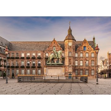 Lais Puzzle - Jan-Wellem-Statue, Rathaus, Marktplatz, Altstadt von Düsseldorf, Deutschland - 1.000 Teile