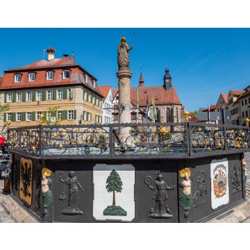 Lais Puzzle - Stadtbrunnen in Feuchtwangen Mittelfranken - 40, 100, 200, 500, 1.000 & 2.000 Teile