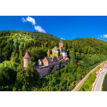 Lais Puzzle - Schloss Zwingenberg, Neckar, Odenwald, Baden-Württemberg, Deutschland - 1.000 Teile