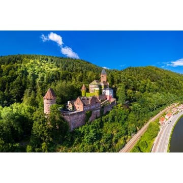 Lais Puzzle - Schloss Zwingenberg, Neckar, Odenwald, Baden-Württemberg, Deutschland - 2.000 Teile