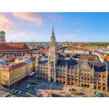 Lais Puzzle - Skyline von München mit Rathaus am Marienplatz - 40, 100, 200, 500, 1.000 & 2.000 Teile