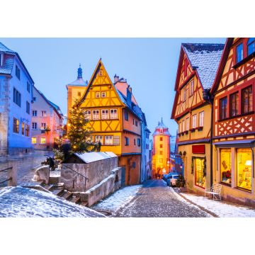 Lais Puzzle - Rothenburg ob der Tauber, Deutschland - Weihnachtsmarkt - 1.000 Teile