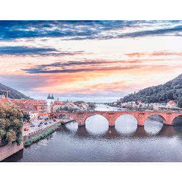 Lais Puzzle - Heidelberg Skyline aus der Luft von einer Drohne, Kettenbrücke und Stadtsilhouette - 40, 100, 200, 500, 1.000 & 2.000 Teile