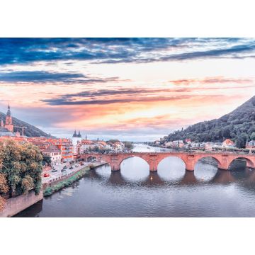 Lais Puzzle - Heidelberg Skyline aus der Luft von einer Drohne, Kettenbrücke und Stadtsilhouette - 1.000 Teile