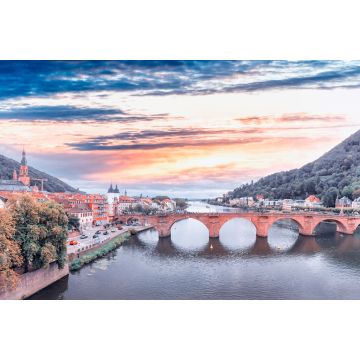 Lais Puzzle - Heidelberg Skyline aus der Luft von einer Drohne, Kettenbrücke und Stadtsilhouette - 2.000 Teile