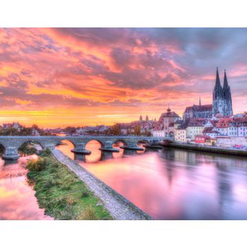 Lais Puzzle - Regensburger Brücke über die Donau - 40, 100, 200, 500, 1.000 & 2.000 Teile
