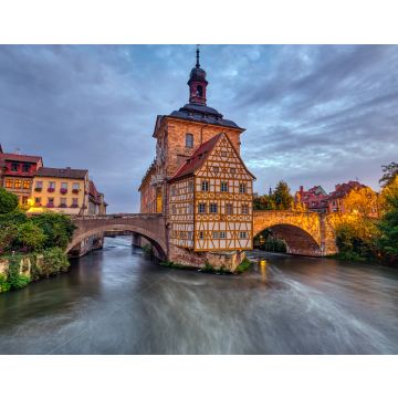 Lais Puzzle - Das historische Alte Rathaus von Bamberg in Bayern, Deutschland in der Morgendämmerung - 40, 100, 200, 500, 1.000 & 2.000 Teile