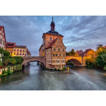 Lais Puzzle - Das historische Alte Rathaus von Bamberg in Bayern, Deutschland in der Morgendämmerung - 1.000 Teile