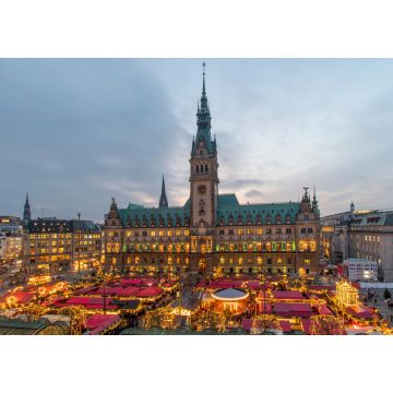 Lais Puzzle - Hamburg zu Weihnachten - Weihnachtsmarkt auf dem Rathausmarkt - 1.000 Teile