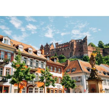 Lais Puzzle - Altstädter Kornmarkt und Heidelberger Schloss in Heidelberg, Deutschland - 1.000 Teile