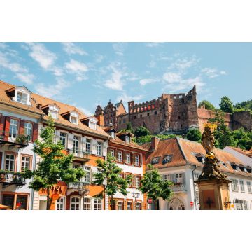 Lais Puzzle - Altstädter Kornmarkt und Heidelberger Schloss in Heidelberg, Deutschland - 2.000 Teile
