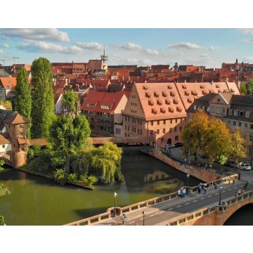 Lais Puzzle - Schöne Luftaufnahme der mittelalterlichen Stadtsilhouette von Nürnberg im Sommer, Deutschland - 40, 100, 200, 500, 1.000 & 2.000 Teile