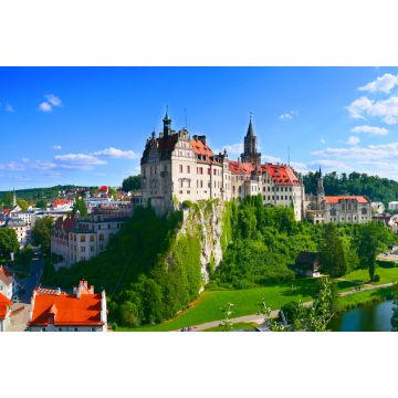 Lais Puzzle - Sigmaringen, Deutschland: Panorama der Stadt mit dem Schloss im Zentrum - 2.000 Teile