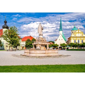 Lais Puzzle - Marienbrunnen und Gnadenkapelle von Altötting, Bayern, Deutschland - 1.000 Teile