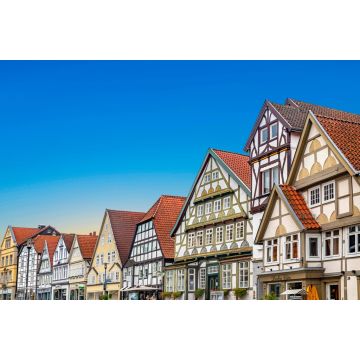 Lais Puzzle - malerische alte Fachwerkhäuser in der Stadt Detmold in der Lippe Region in Deutschland - 2.000 Teile