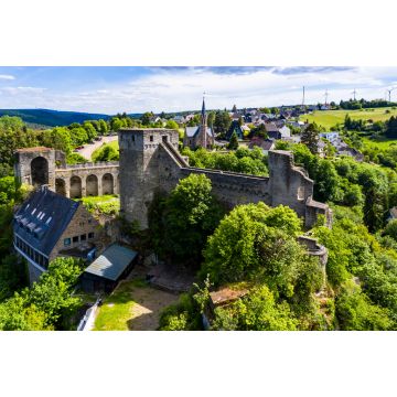 Lais Puzzle - Burg Hohenstein, Felsenburg, Bad Schwalbach, Rheingau-Taunus-Kreis Hessen, Deutschland - 2.000 Teile