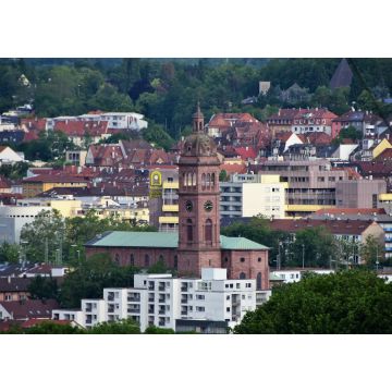 Lais Puzzle - Blick auf die St. Franziskuskirche in Pforzheim - 1.000 Teile