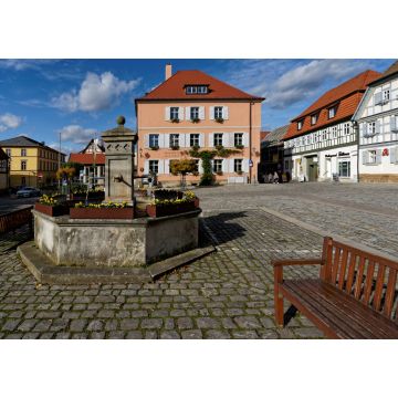 Lais Puzzle - Altstadt von Hofheim in Unterfranken, Landkreis Haßfurt, Naturpark Haßberge, Unterfranken, Franken, Bayern - 1.000 Teile