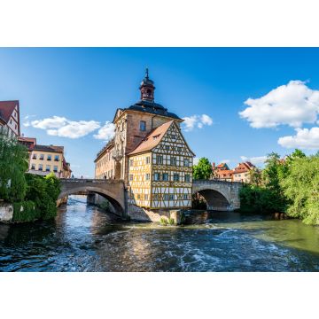 Lais Puzzle - Altes Rathaus von Bamberg über der Regnitz - 1.000 Teile