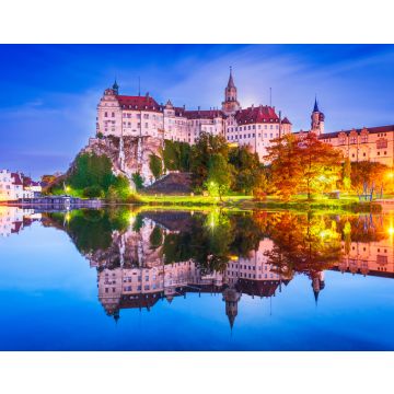 Lais Puzzle - Sigmaringen, Deutschland. Baden-Württemberg und königliches Schloss Sigmaringen auf dem Felsen über dem Donauufer - 40, 100, 200, 500, 1.000 & 2.000 Teile