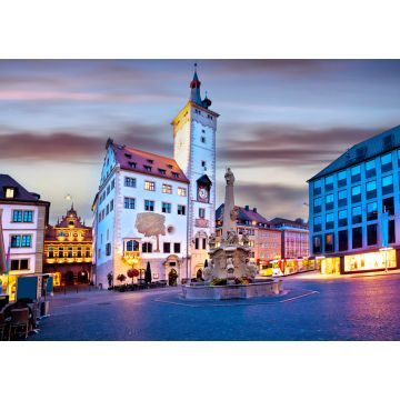Lais Puzzle - Würzburg. Historische Altstadt von Würzburg Platz Abendansicht - 1.000 Teile