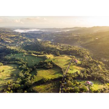 Lais Puzzle - Drohnenaufnahme eines Bergtals bei Sonnenuntergang in Jarabacoa, Dominikanische Republik - 1.000 Teile