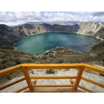 Lais Puzzle - Laguna Quilotoa in Ecuador von der Aussichtsplattform aus gesehen - 40, 100, 200, 500, 1.000 & 2.000 Teile