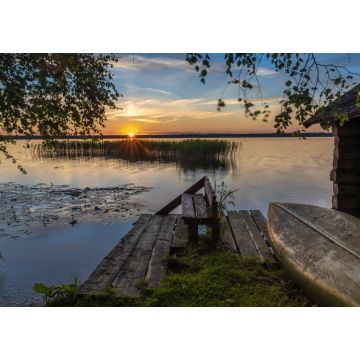 Lais Puzzle - Atemberaubender Sonnenuntergang im Lahemaa-Nationalpark, Estland,. Der größte Park in Estland. Er war der erste Nationalpark in der ehemaligen Sowjetunion. - 1.000 Teile