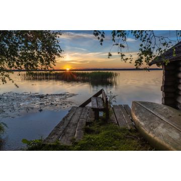 Lais Puzzle - Atemberaubender Sonnenuntergang im Lahemaa-Nationalpark, Estland,. Der größte Park in Estland. Er war der erste Nationalpark in der ehemaligen Sowjetunion. - 2.000 Teile