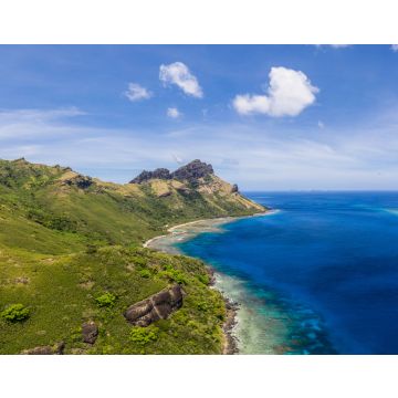 Lais Puzzle - Wilde Küste der tropischen Insel Waya in der Yasawa-Inselgruppe in Fidschi im Südpazifik - 40, 100, 200, 500, 1.000 & 2.000 Teile