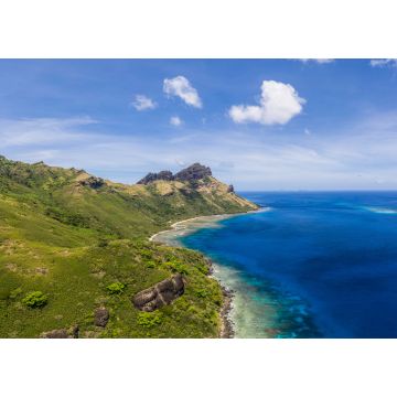 Lais Puzzle - Wilde Küste der tropischen Insel Waya in der Yasawa-Inselgruppe in Fidschi im Südpazifik - 1.000 Teile