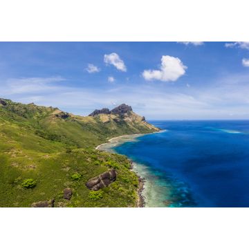 Lais Puzzle - Wilde Küste der tropischen Insel Waya in der Yasawa-Inselgruppe in Fidschi im Südpazifik - 2.000 Teile