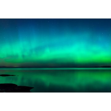 Lais Puzzle - Nordlicht über einem See in Finnland - 2.000 Teile