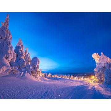 Lais Puzzle - Tief verschneite Landschaft vom Skigebiet Vuokatti. Sotkamo, Finnland - 40, 100, 200, 500, 1.000 & 2.000 Teile