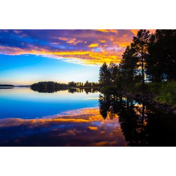 Lais Puzzle - Sommernachtssonnenuntergang von Sotkamo, Finnland - 2.000 Teile
