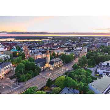 Lais Puzzle - Luftaufnahme des Finnischen Nationalmuseums, Helsinki im Sommer bei Nacht - 1.000 Teile