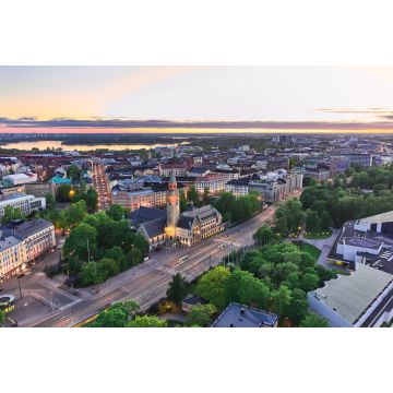 Lais Puzzle - Luftaufnahme des Finnischen Nationalmuseums, Helsinki im Sommer bei Nacht - 2.000 Teile