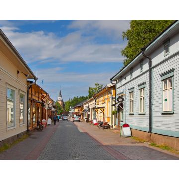 Lais Puzzle - Straße in der Altstadt von Rauma. Rauma ist einer der ältesten Häfen Finnlands und UNESCO-Weltkulturerbe - 40, 100, 200, 500, 1.000 & 2.000 Teile