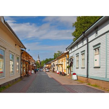 Lais Puzzle - Straße in der Altstadt von Rauma. Rauma ist einer der ältesten Häfen Finnlands und UNESCO-Weltkulturerbe - 1.000 Teile