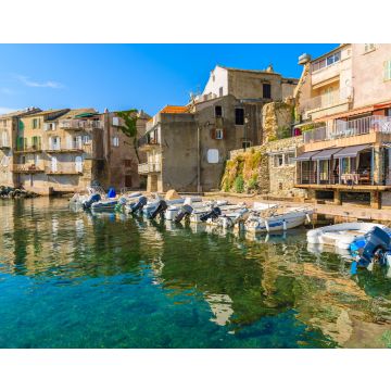 Lais Puzzle - Bunte Boote im Hafen von Erbalunga am Cap Corse, Insel Korsika, Frankreich - 40, 100, 200, 500, 1.000 & 2.000 Teile