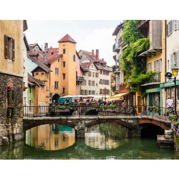 Lais Puzzle - Straßen, Kanal und Fluss Thiou in Annecy, Frankreich - 40, 100, 200, 500, 1.000 & 2.000 Teile