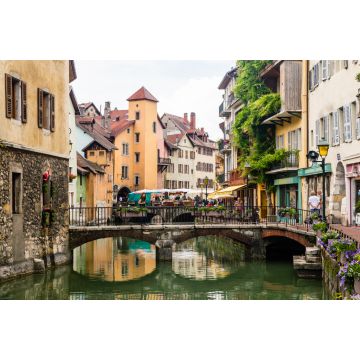 Lais Puzzle - Straßen, Kanal und Fluss Thiou in Annecy, Frankreich - 2.000 Teile