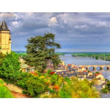 Lais Puzzle - Panorama von Saumur an der Loire in Frankreich - 40, 100, 200, 500, 1.000 & 2.000 Teile
