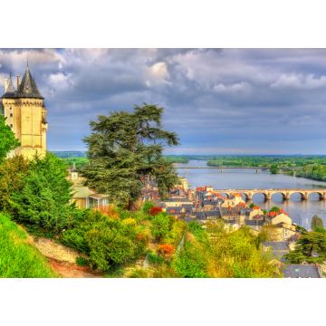 Lais Puzzle - Panorama von Saumur an der Loire in Frankreich - 1.000 Teile