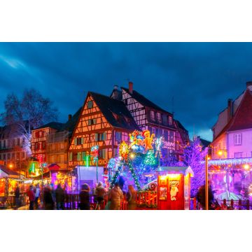Lais Puzzle - Die französische Stadt Colmar an Heiligabend - 2.000 Teile