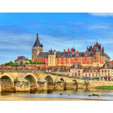Lais Puzzle - Ansicht von Gien mit dem Schloss und der Brücke über die Loire - Frankreich - 40, 100, 200, 500, 1.000 & 2.000 Teile